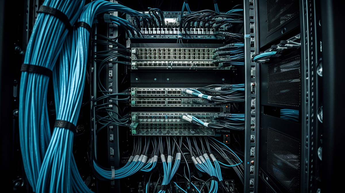 Network infrastructure and cabling systems.
